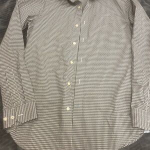 Banana Republic Black and White Gingham Shirt